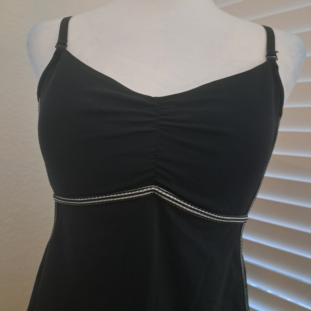 LuluLemon Chic Black Ruched Camisole - Picture 2 of 8